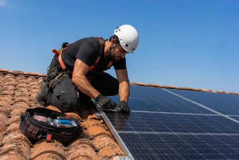 Maintenance et monitoring de panneaux solaires à Saint-Sulpice-la-Forêt