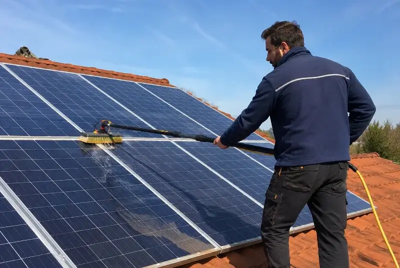 Nettoyage et entretien de panneaux solaires à Saint-Sulpice-la-Forêt